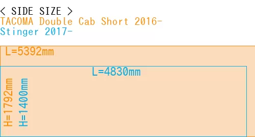 #TACOMA Double Cab Short 2016- + Stinger 2017-